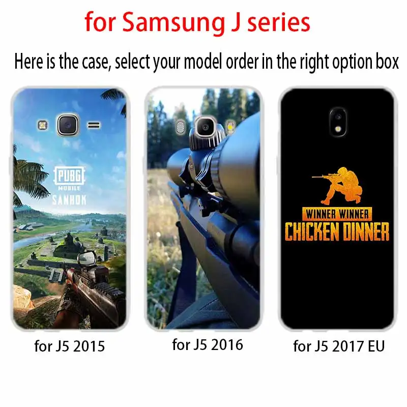 Черный чехол PUBG для телефона Samsung Galaxy j6 J8 J7 J5 J3 J4 Plus 2018 2017 2016 J610 Prime мягкий