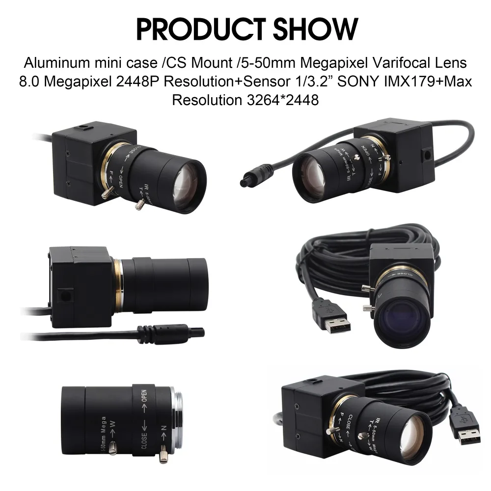 8MP USB веб-камера высокого разрешения Sony IMX179 устройство захвата документов камера