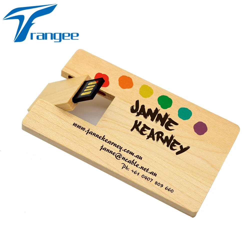 Trangee 10 шт./лот деревянная визитная карточка Стиль USB 2 0 4 ГБ 8 16 32 флэш-накопитель