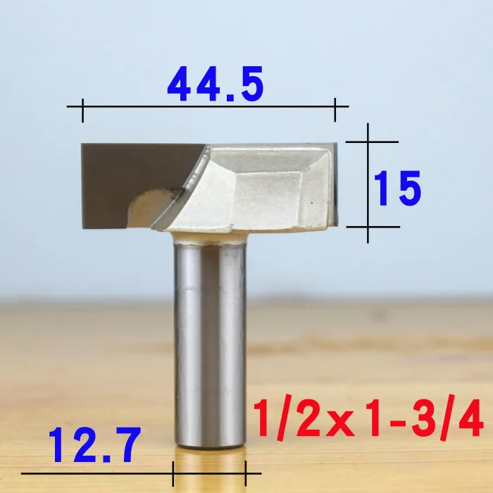 1-2 x 1 3-4 1/" 1/2" хвостовик ПОВЕРХНОСТИ строгания древесины Фрезерные фрезы плоское дно очистки древесины резки Pro класс деревообрабатывающий резной нож - Длина режущей кромки: 1-2 x 1 3-4