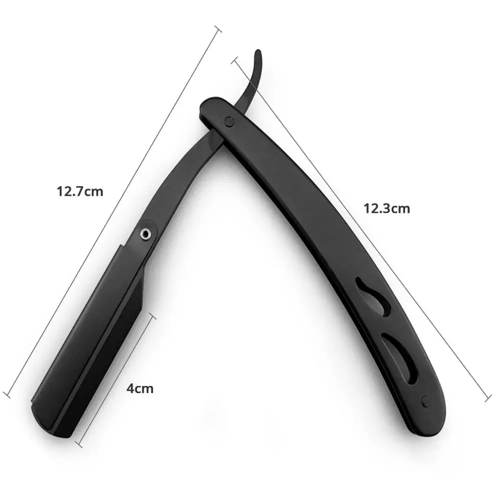 Мужская прямая бритва отличная Бритва для мужчин классическая черная