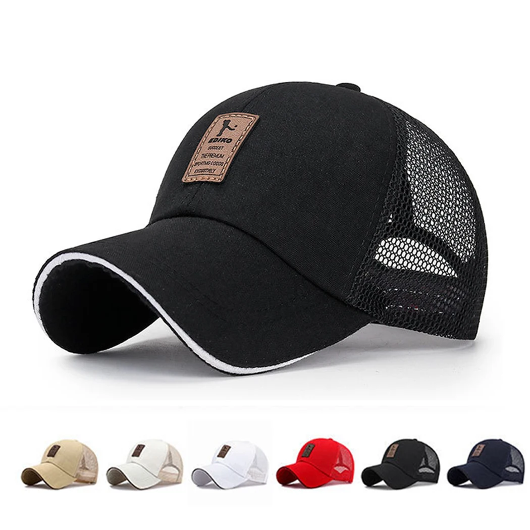 Летние бейсболки мужские и женские сетчатые дышащие мужская шляпа Snapback