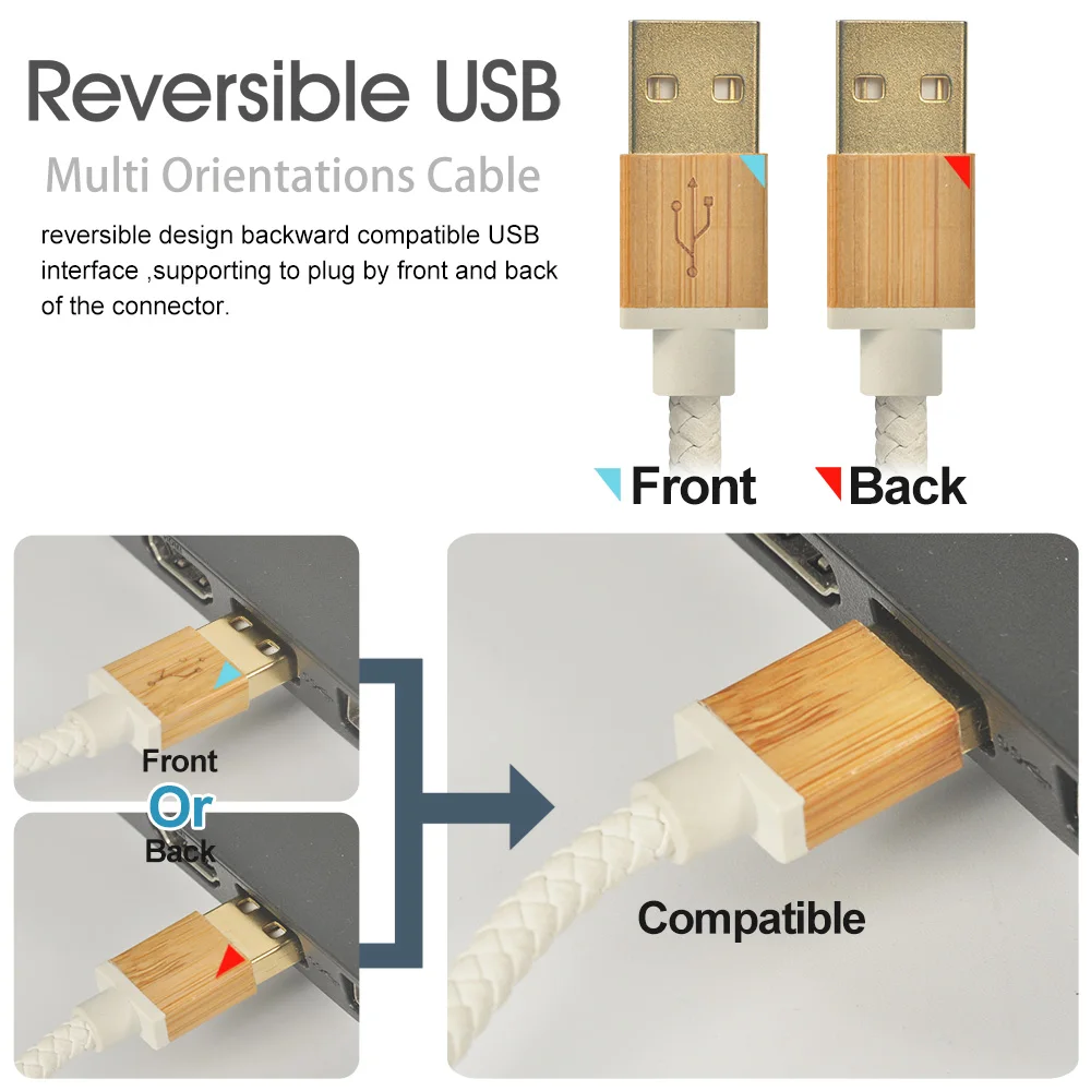 MFi Сертифицированный 30 см короткий USB кожаный кабель с деревянным разъемом для