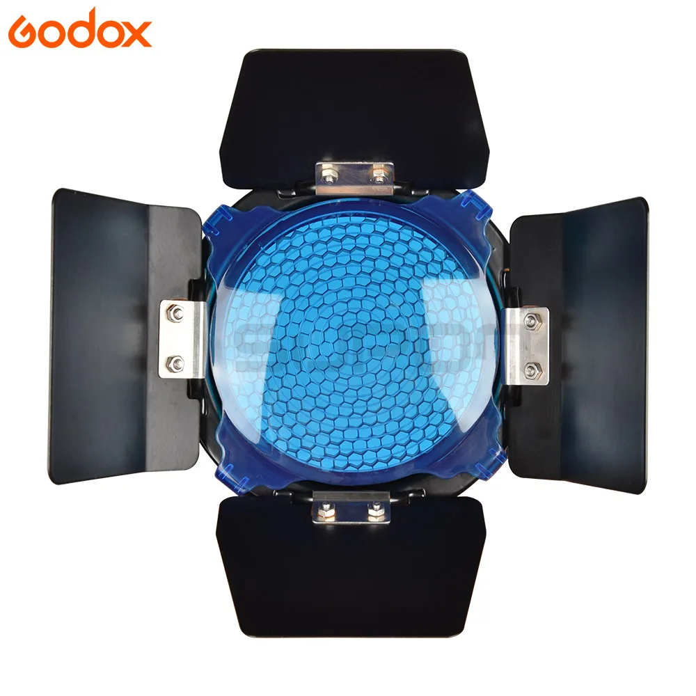 Godox BD-03 дверь сарая с сотовой сеткой и 4 цвета фильтр наборы для фотостудии Flash K-150 K-180 250SDI 300SDI E250