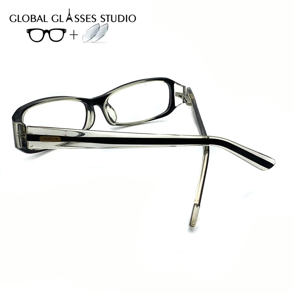 

Women Men Leisure Acetate Glasses Frame Eyewear Eyeglasses Reading Myopia Prescription Lens 1.56 Index 2207