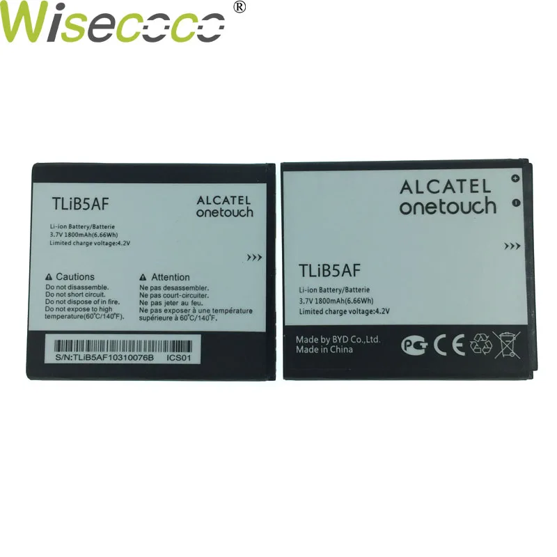 Новый оригинальный аккумулятор 1800 мАч TLiB5AF для телефона ALCATEL onetouch Pop C5 OT 5036 5036D 5037