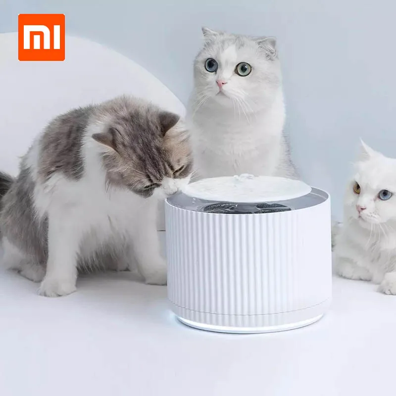Xiaomi умный кошачий диспенсер для воды очиститель 5-слойный фильтр чистый поток