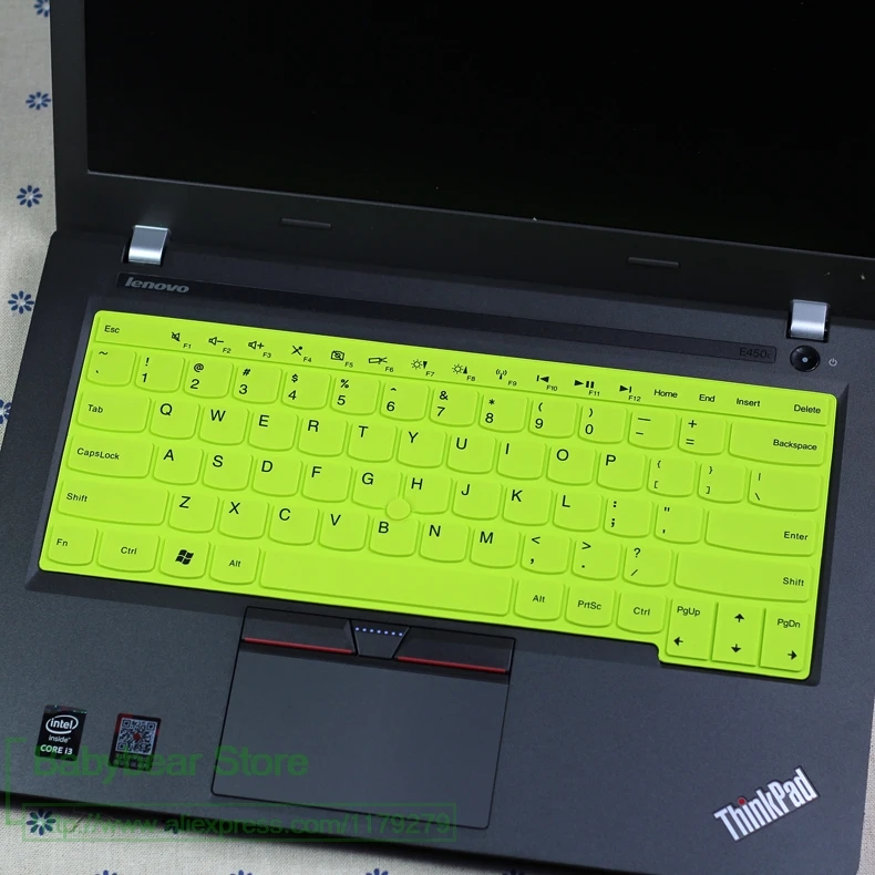 allgreen Силиконовая для ноутбука Защитная крышка клавиатуры кожного покрова протектор для lenovo ThinkPad E430 E431 E435 E440 X230 T430 E430C E330 E335 S3 - Цвет: allgreen
