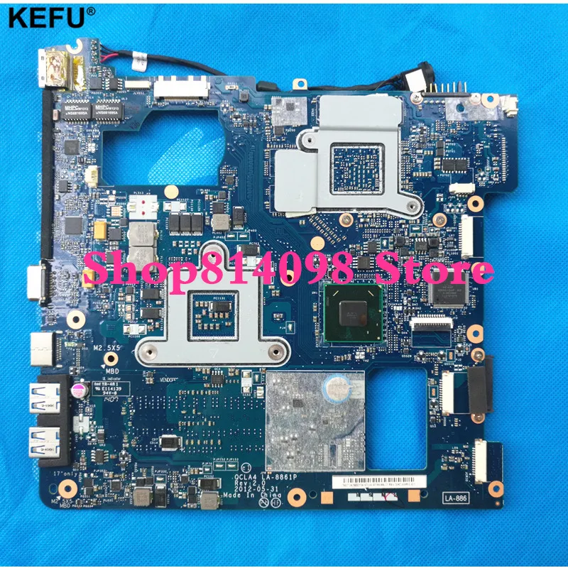 KEFU     Samsung NP350V5C 350V5C 351V5C 351V5X   QCLA4 LA-8861P PGA989 DDR3