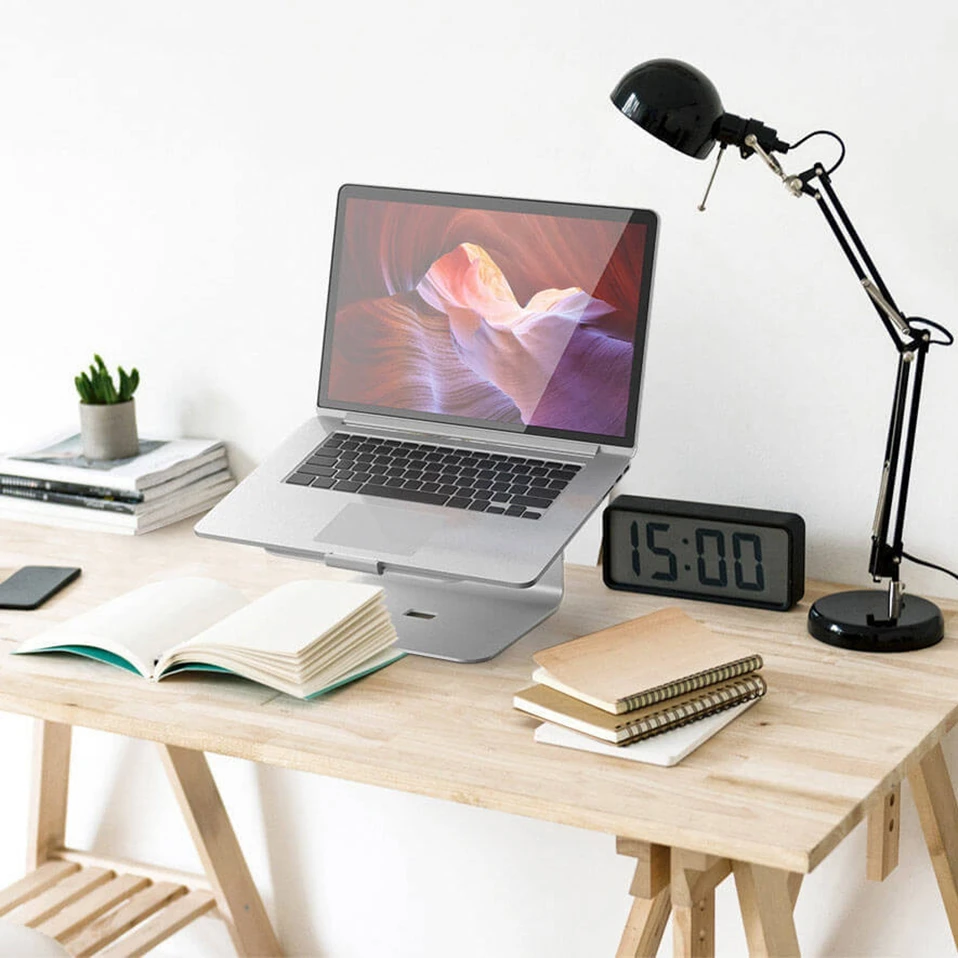 Xiaomi Mijia E-Stand настольная подставка для ноутбука держатель кронштейн для планшета регулируемое Алюминиевое Крепление алюминиевый сплав охлаждающая подставка для ноутбука