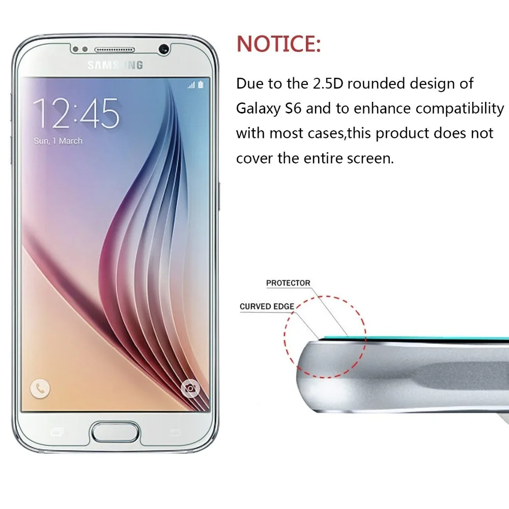 Закаленное стекло для SAMSUNG Galaxy S3 S4 S5 S6 S7 закаленное защитная пленка экрана
