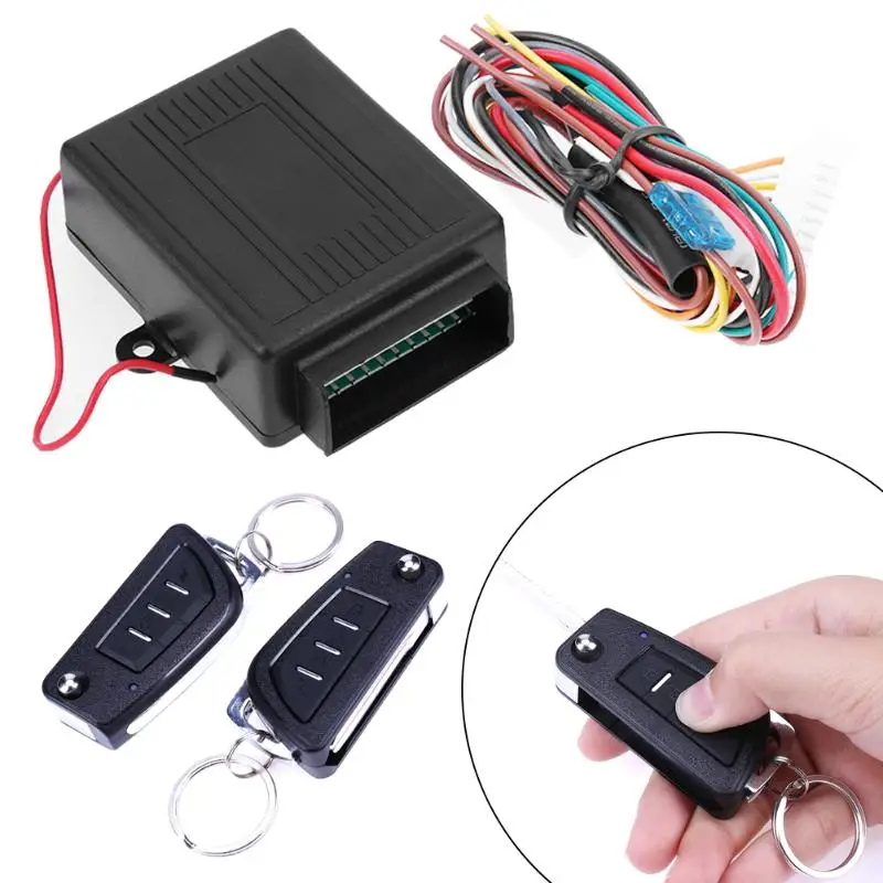 

Universal Car Alarm Systems Auto Remote Central Kit Door Lock Keyless Entry System Central Locking with Remote Control Promotion
