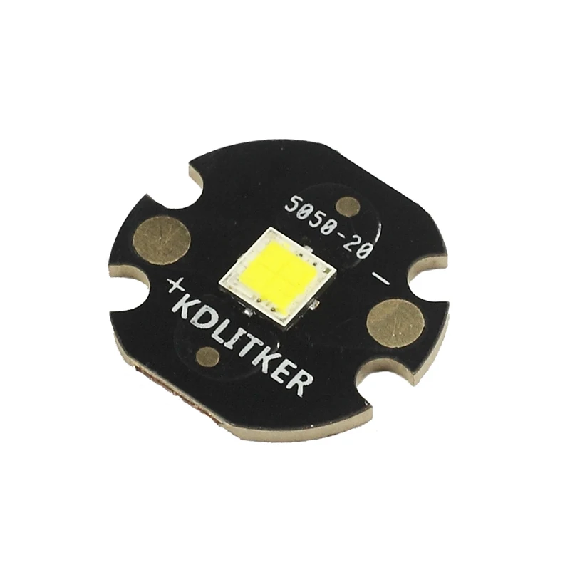 Cree XHP50.2(De-domed) Белый 6500K светодиодный излучатель с KDLITKER DTP медь MCPCB-1 шт