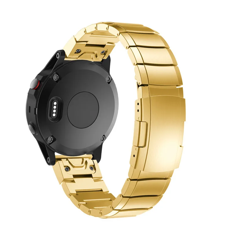 Подлинный Браслет из нержавеющей стали, быстрая замена, ремешок для Garmin Fenix 5, gps часы, Прямая поставка 0816