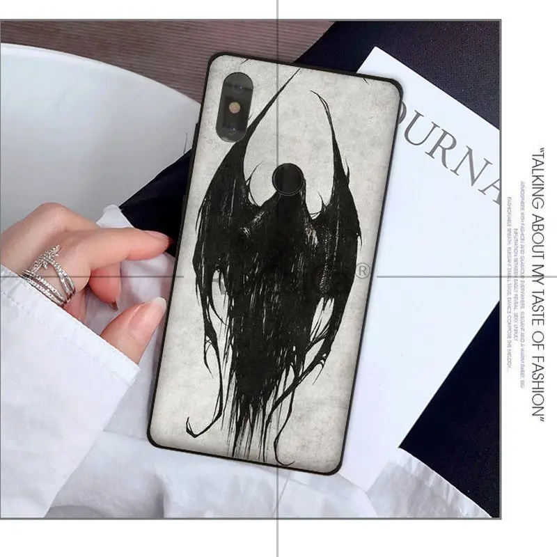 Ruicaica Grim Reaper Skull Skeleton Black Soft Phone Cover for Xiaomi Mi 6 Note3 8 8SE Redmi 5 5Plus Note4 4X Note5 Cellphones | Мобильные