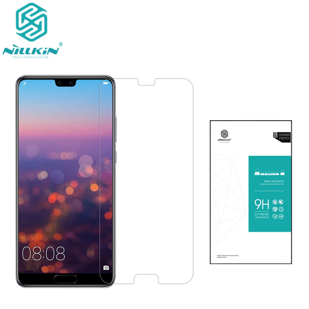 Закаленное стекло NILLKIN Amazing H для Huawei P20 pro защита экрана 9H 0 3 мм стеклянная