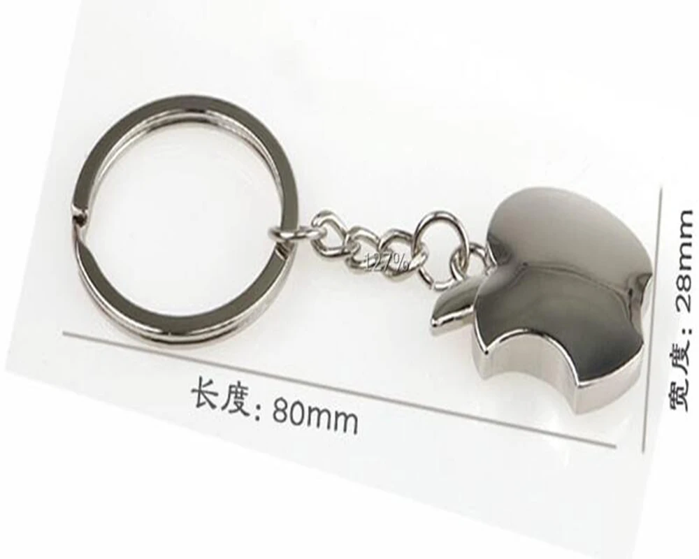 

Creative Bite Apple Keychain 1Pcs Cute Apple Key Bag Accessories Hot Sale Novelty Souvenir Metal Key Chain Gift