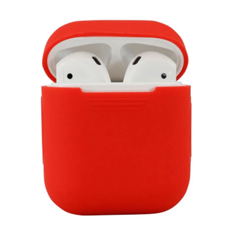 1 шт. Мягкий силиконовый чехол для Airpods Беспроводная зарядка наушников Airpods2