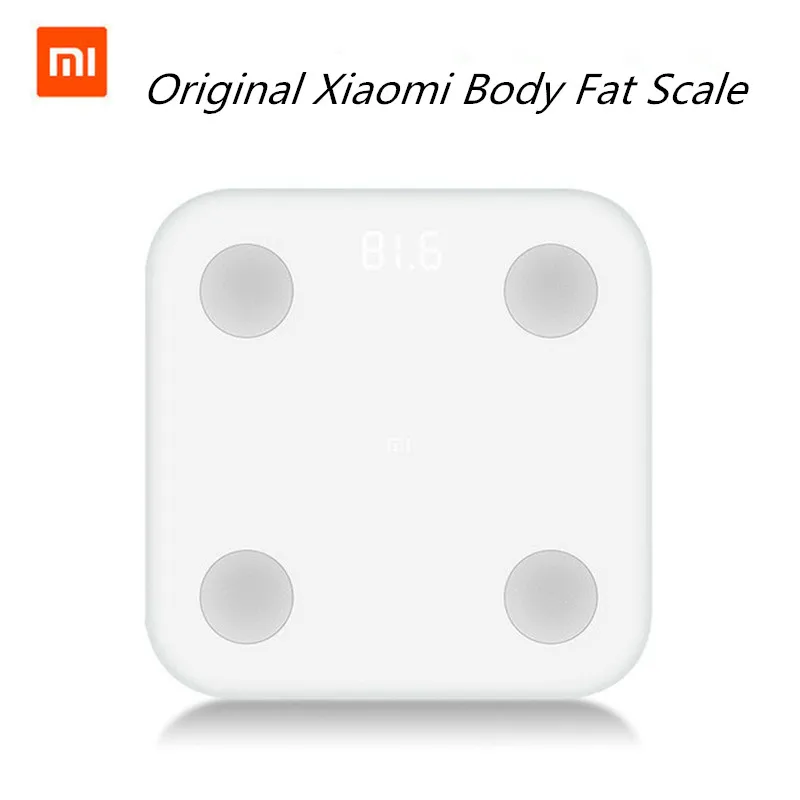 Новые оригинальные смарт весы Xiaomi Mi Body Fat Scale с приложением Mifit и монитором состава