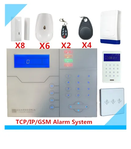 Беспроводная система сигнализации TCP/IP GSM охранная умная домашняя сигнализация с