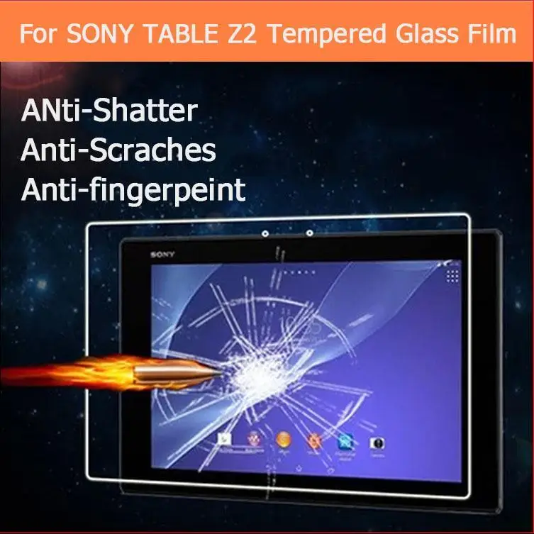 Закаленное защитное стекло 9H для Sony Xperia Z2 Tablet 10 1 SGP511 SGP512 SGP541|film for tablet|protective film