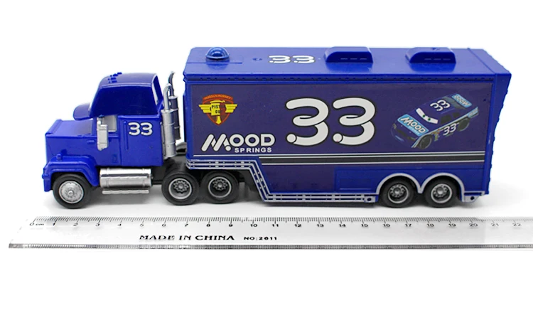 Disney Pixar Cars 2 3 игрушка Молния Маккуин Джексон шторм Мак UncleTruck King 1:55 литой металлический игрушечный автомобиль Детский подарок на день рождения