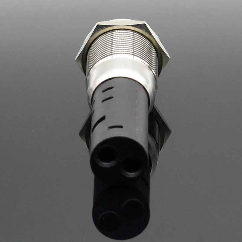 

1pcs Intermittent buzzer 19mm metal pulse waterproof oil band red LED lamp flashing buzzer 12V/24V/220V