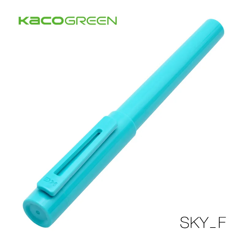 Перьевая ручка KACO SKY II прозрачные цветные чернильные ручки с видимой коробкой