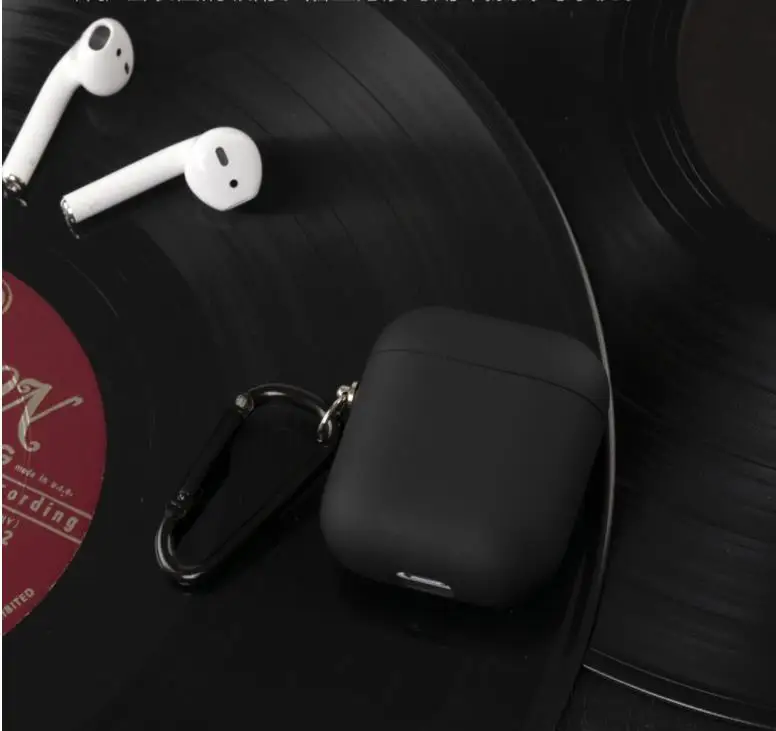 Чехол для наушников xiaomi mijia Apple AirPods, легко заряжаемый силиконовый Bluetooth беспроводной чехол для наушников с карабином