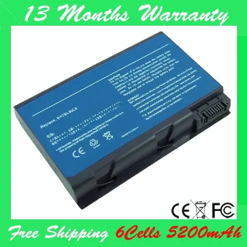 Аккумулятор 5200 мАч для Acer Aspire 5610z 5610 5612 5650 5680 9110 9120|battery for acer aspire|battery acerbattery aspire |
