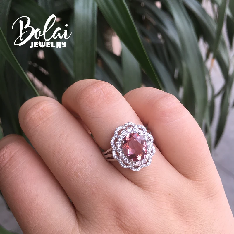 Bolaijewelry, изменение цвета, кольцо из зултанита, 925 пробы, серебряное, с драгоценным камнем, элегантный дизайн, хорошее ювелирное изделие для женщин, повседневная одежда