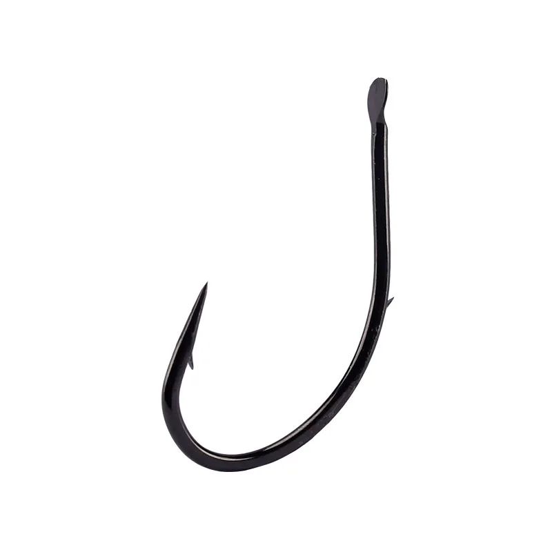 Рыболовные крючки Mustad с бородкой черные рыболовные для ловли карпа задней из
