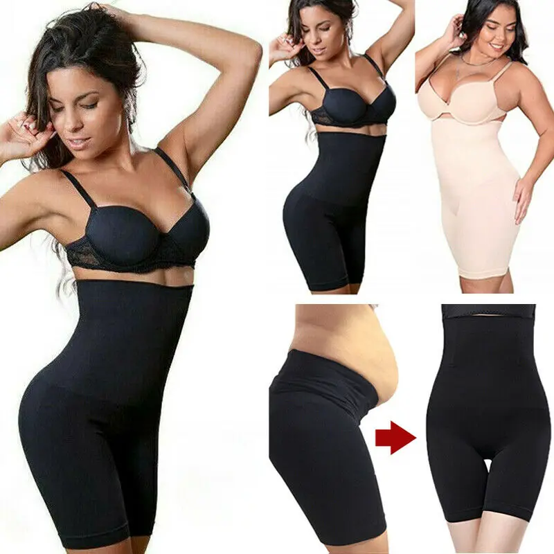 

Women Body Shaper Shapermint Lift Control Panties Slim High Waist Shorts Pants Underwear S-4XL