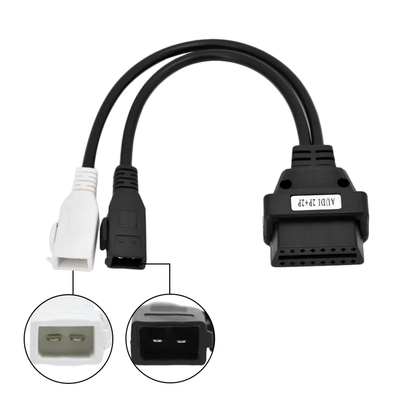 Адаптер для AU 2X2 OBD1 OBD2 автомобильный диагностический кабель 2P + подходит Au 2X2Pin к