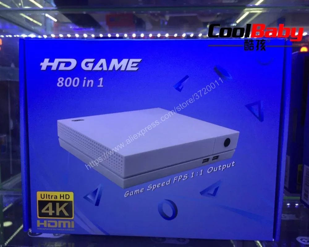 Новая игровая консоль HD с поддержкой 1280*720 4K выход для HDMI ТВ 800 в 1 игры ретро