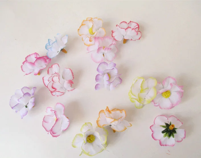 Искусственные головки цветов DIY моделирование маленькие сливы цветок шпилька