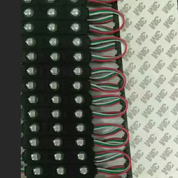 Светодиодный модуль WS 2811 pixel светильник для вывески с объективом SMD 5050 RGB DC12V 3 LED 0 72