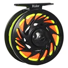 Рыболовная катушка для ловли нахлыстом, из алюминия, обработанная на станке с ЧПУ