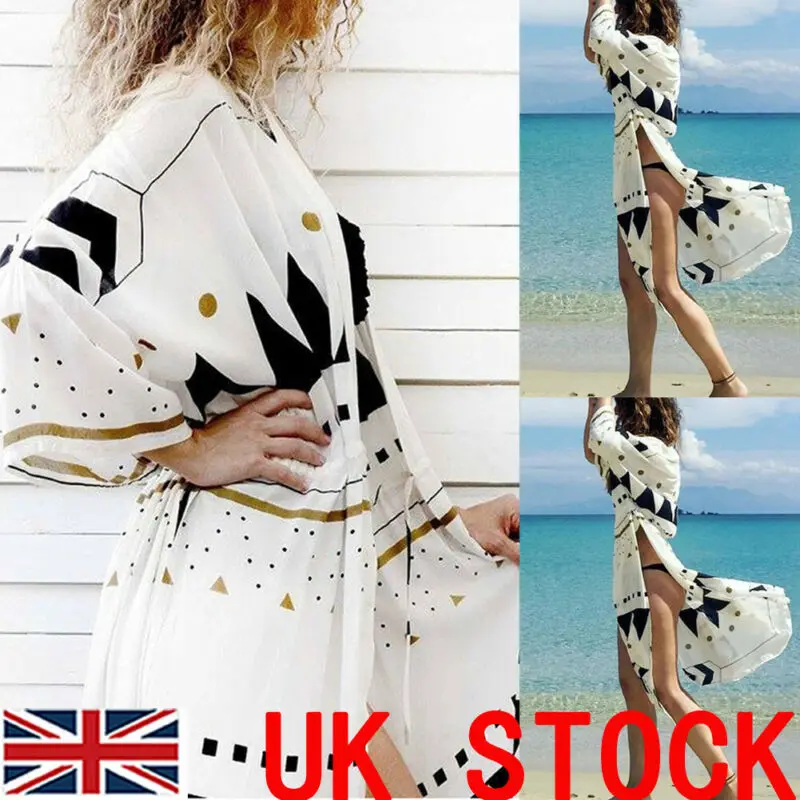 

Women Cover Up Summer Beachwear Bikini Swimwear Beach Dress Bathing Kaftan Ladies Loose Summer Bandage Outwear Clothing