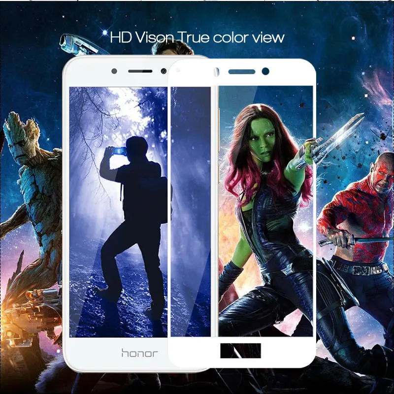 Для Huawei Honor 6A Защитная пленка для экрана полное покрытие закаленное стекло 6 0
