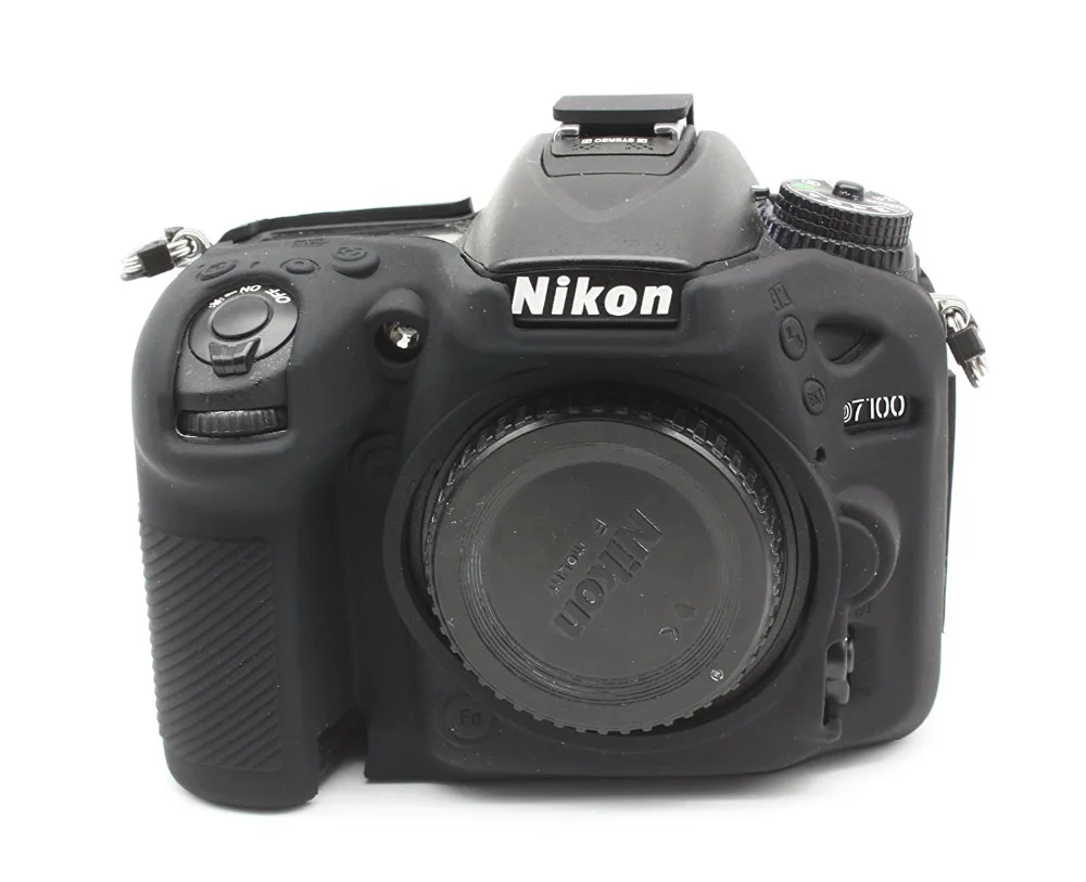 Силиконовая кожа брони чехол корпус протектор для Nikon D7100 D7200 тела DSLR камеры только