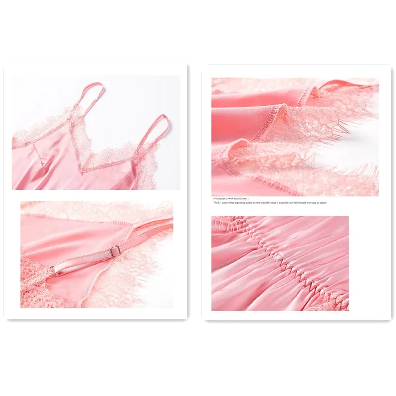 Sexy Ever Store Nightwear Women Sexy Underwear Deep V Collar Eyelash Lace Hollowed Babydoll Bodysuit Lingerie