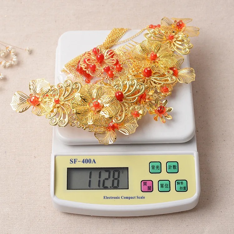 Мать Корона бижутерия ретро Китайский cheongsam напорного потока гребень украшен