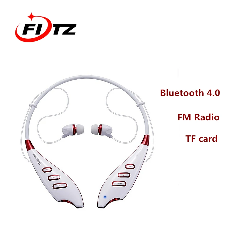 Беспроводной Bluetooth 4 0 Спорт стерео гарнитура наушники наушник Поддержка FM TF карты