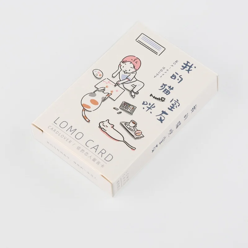 

30 Sheets/Set My Friend and Cute Cat Paper Postcard Lomo Card Greeting Card Birthday Gift Card 2 Sizes