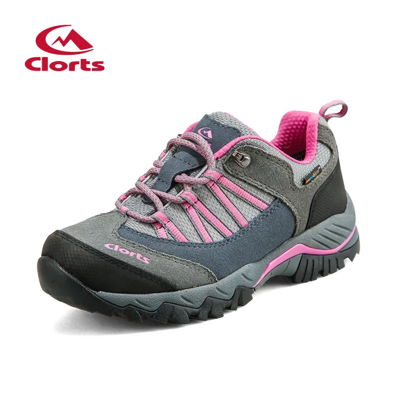 Clorts Red Ventilation Waterproof On Foot Shoe Lovers Cowhide Low Help Non-slip Outdoors Climbing hiking Shoes Men Women | Спорт и