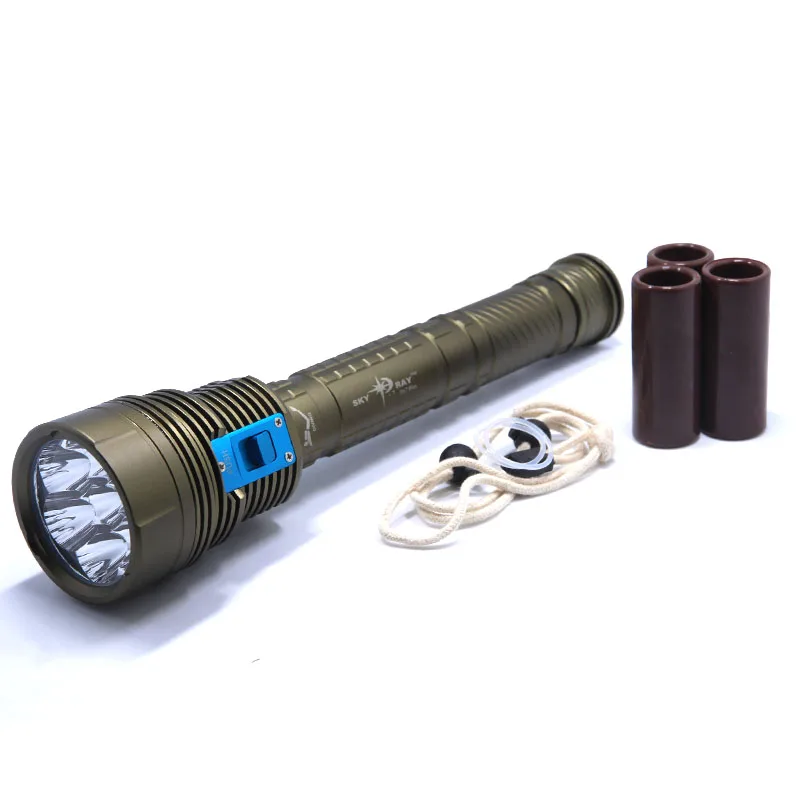 Водонепроницаемый светодиодный фонасветильник для дайвинга 10000 лм 7 x | Лампы и