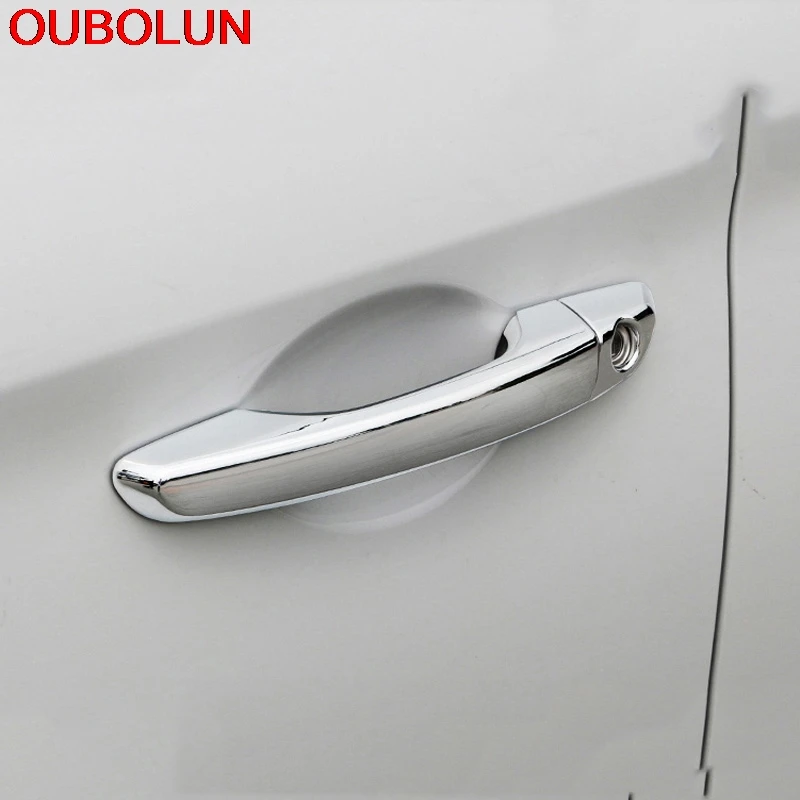 Крышка дверной ручки OUBOLUN из АБС пластика для Hyundai Elantra Avante 2016 2017|abs chrome|for hyundai