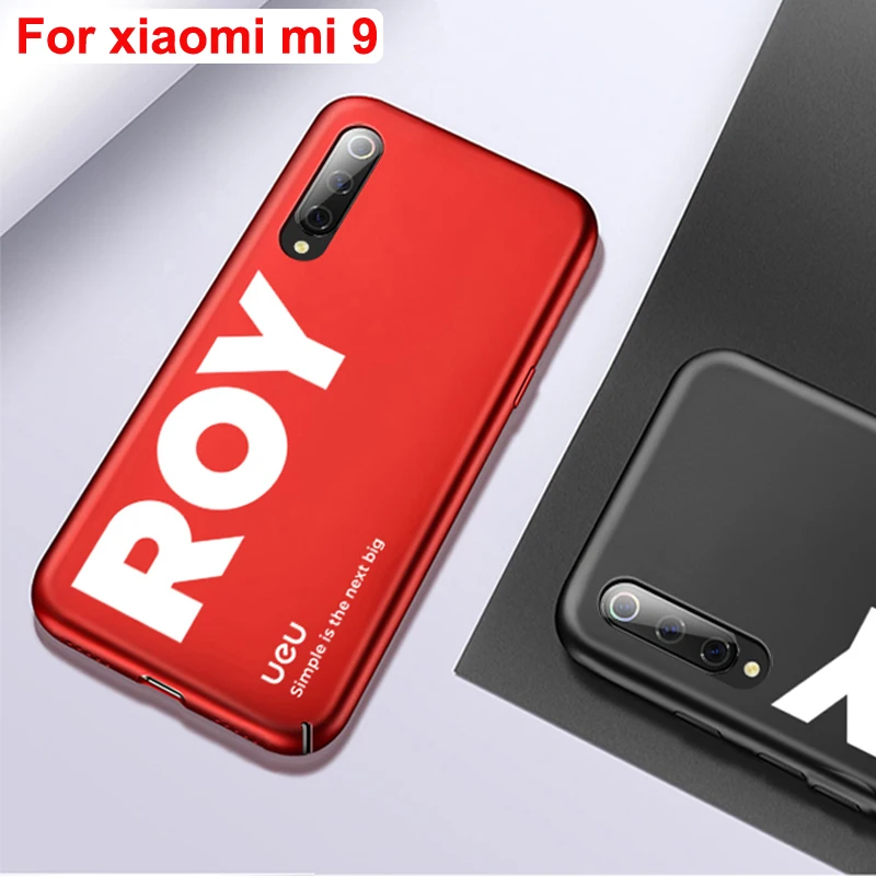 Оригинальный чехол для Xiaomi Mi 9 жесткий матовый с защитой от падения mi9 рисунком