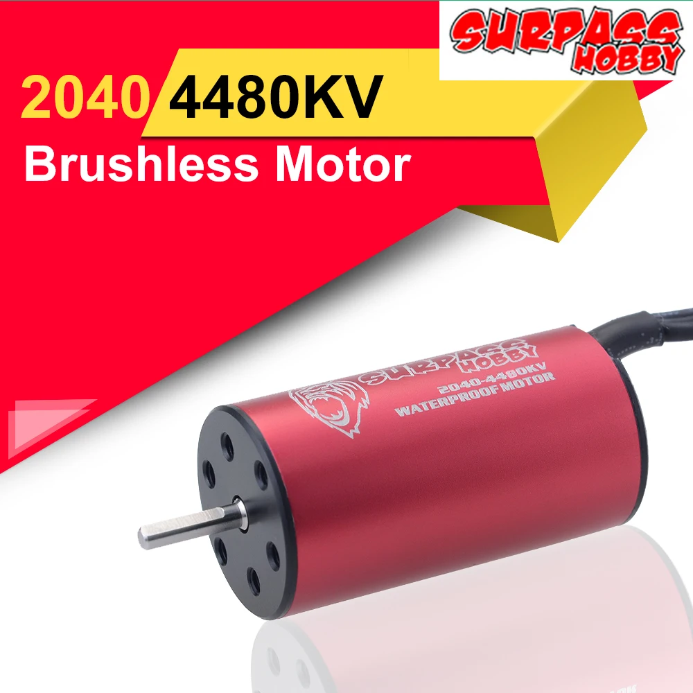 SURPAS SHOBBY 2040 3900KV 4480KV 2S металлический бесщеточный мотор водонепроницаемый